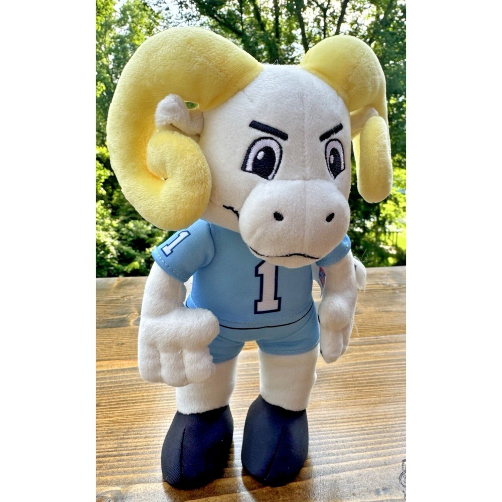 UNC Tar Heels Rameses Mascot Plush 10" Bleacher Creatures NCAA Football